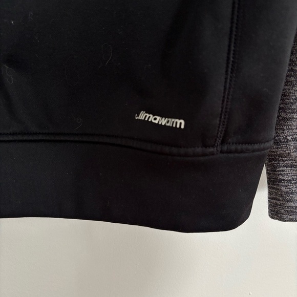 🎉4/30$🎉 Adidas Black & Grey Full Zip Hoodie - Small 🏃♂️ - Picture 5 of 5